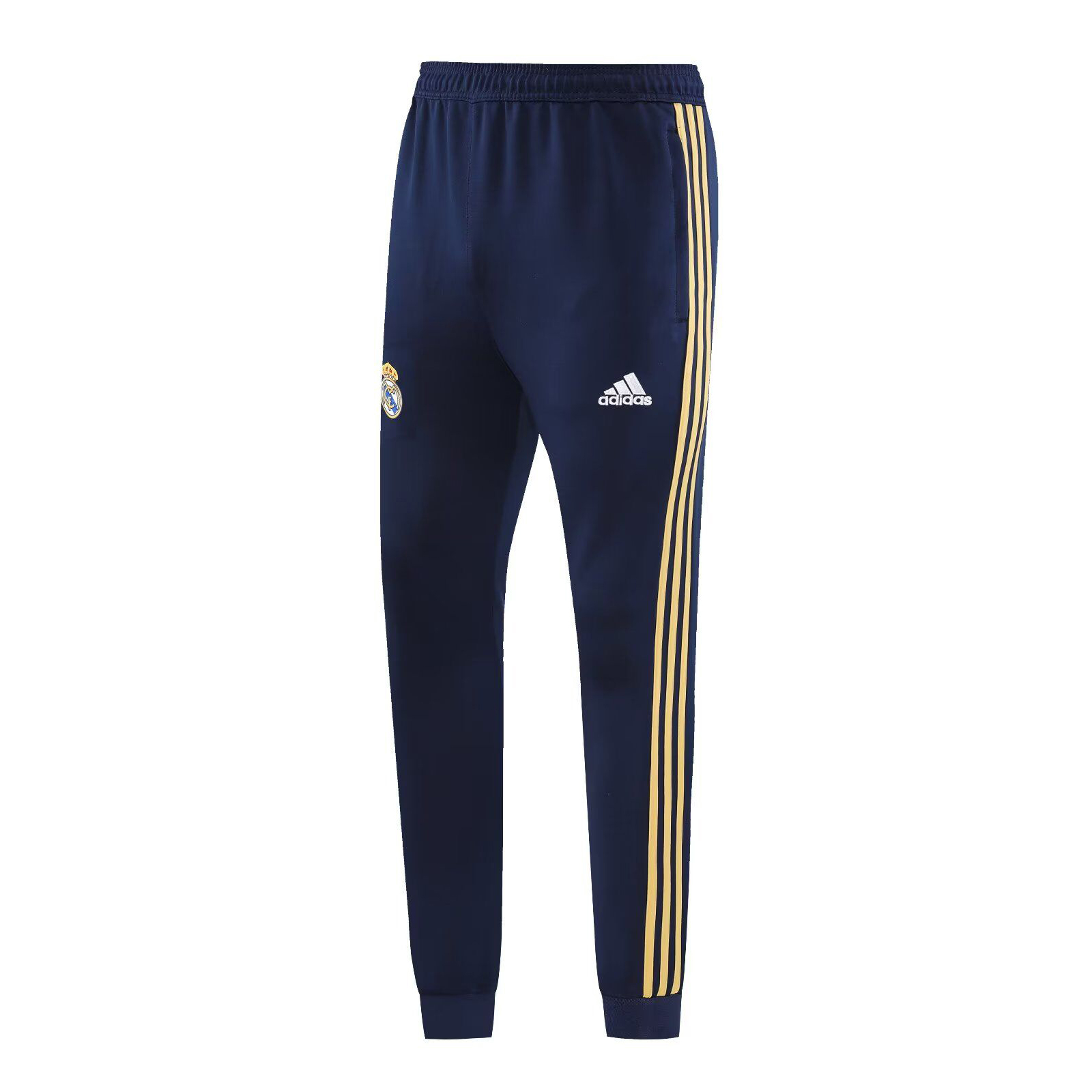 AAA Quality Real Madrid 23/24 Dark Blue/Golden Long Soccer Pants